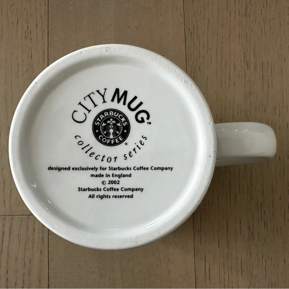 Vintage Starbucks London Big Ben Clock White Ceramic City Mug Collector Series - Picture 6 of 7